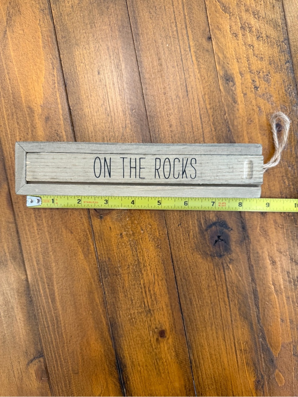 On The Rocks Wooden Collection Box EUC - Picture 5 of 5